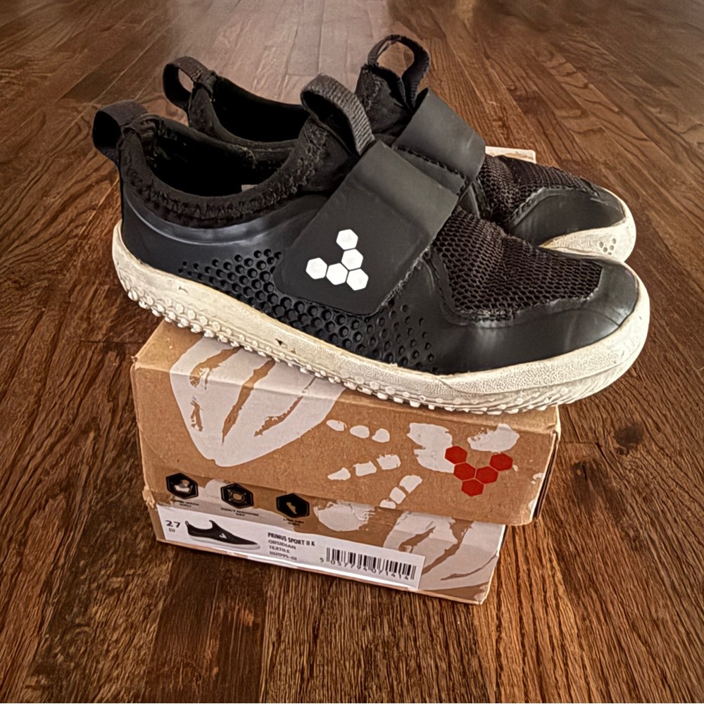 Vivobarefoot Primus Sport II K - Black Obsidian - EU 27 / US 10